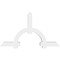 Ekena Millwork Ericson Architectural Grade PVC Gable Bracket, 84"W x 49"H x 6"D x 6"F, 14/12 Pitch GBP084X49X0606ERI00 - alternate 2